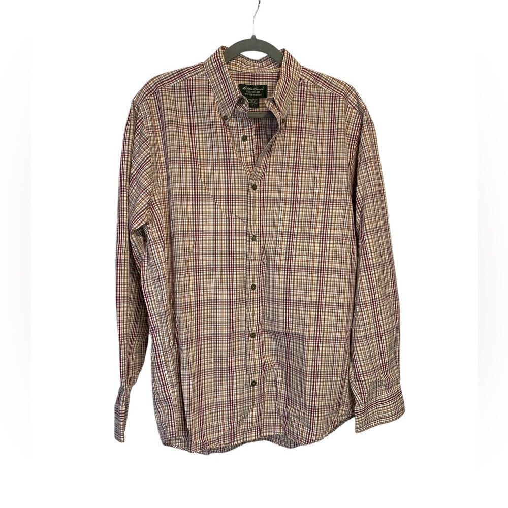 Eddie Bauer Plaid Dress Shirt